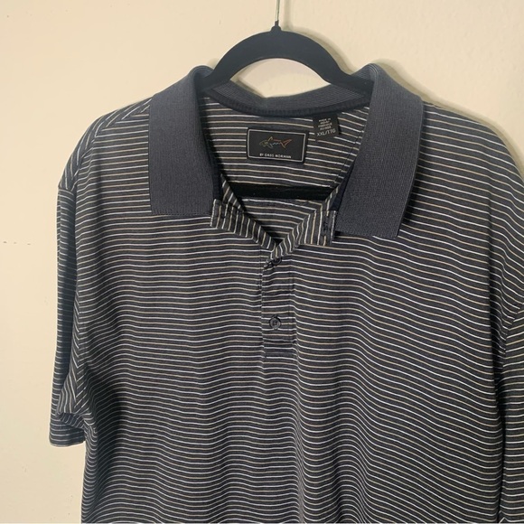 Men's Greg Norman Striped Golf Polo Size XXL - Picture 2 of 8